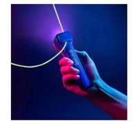 2024 - Giocattolo per lanciacarde, giocattolo di decompressione sicuro e divertente, che si illumina al buio, con cavo elettrico USB, per lanciare la corda dell'elica, il miglior regalo per le vacanze
