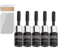 2024 Glass Repair Kit, Car Window Chip Repair Kit,Car Glass Windscreen Chip Repair Kit Suitable for Car Glass Repair Scratch Chip Crack Repair Kit (5 Pcs)