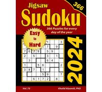 2024 Jigsaw Sudoku: 366 Easy to Hard Puzzles for Every Day of the Year