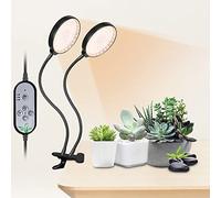 2024 LED Pianta Coltiva La Luce Impermeabile A Doppia Testa 30W Alimentato tramite USB per Il Giardinaggio Sostenibile Pianta Coltiva La Luce Tempistica 5 Livelli Dimmerabili
