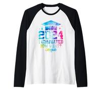 2024 Mi Sono Laureato Ora Cosa? Maglia con Maniche Raglan