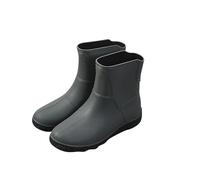 2024 Moda Uomo Temperamento Inghilterra Stivali da pioggia Stivali Metà Polpaccio Stivali Non Indossare Scarpe da Acqua Scarpe con Luci Ragazzi, Verde, 40 2/3 EU
