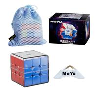 2024 MoYu WeiLong WRM V10 3x3 20 Ball Core Spring Magic Panno versione 3x3 55.5mm Speed Magic Puzzle Cube Stickerless MY8295 con supporto cubo e custodia