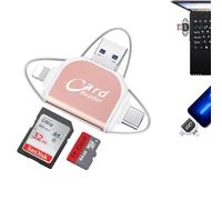 2024 Multi-Port 4 in1 Universal SD TF Card Reader, USB C SD TF Memory Card Reader, 4 in 1 Card Reader, Sd Card USB Adapter, Plug and Play, Multifunctional TF Memory Card Reader.