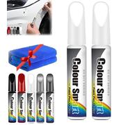 2024 New Car Scratch Repair Pen,Car Scratch Remover Pen,Quick and Easy Touch Up Paint for Cars, Effective Automotive Scratch Repair Paste (Pearl White)