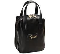 2024 New Eretinputc Makeup Bag, Premium Makeup Bag for Women and Girls, PU Leather Travel Makeup Bag, Large Capacity Toiletry Cosmetic Bag with Divider and Handle (Black)