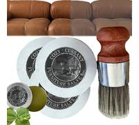2024 New Furniture Salve for Leather,Wise Owl Furniture Salve for Leather And Brush,Leather Furniture Salve Prevent Dryness and Cracking (3 pcs)