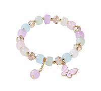 2024 New Imitation Jade Butterfly Glass Bracelet Children's Bead Bracelet Bracciali 2016 (F, A)