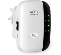 2024 Newest WiFi Extender, WiFi Booster, WiFi Repeater, Covers Up to 3000 Sq.ft and 45 Devices, Internet Booster - with Ethernet Port, Quick Setup, Home Wireless Signal Booster, UK Plug. -