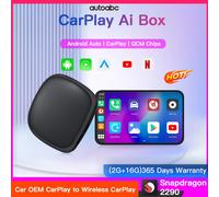 2024 NUOVO Android Auto Adattatore Wireless Smart Ai Box Plug And Play Bluetooth WiFi Auto Connect Netflix YouTube Per Toyota Volvo