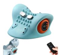 2024 Nuovo massaggiatore per il collo Hugterra Relaxer, massaggiatore per collo e spalle con calore, angolo ergonomico di 26°, 3 modalità di riscaldamento, cuscino per massaggio Shiatsu portatile