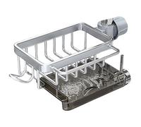 2024 Organizzatore per rubinetto da cucina nuovo porta spugna per stoviglie sul rubinetto, organizer per carrello da cucina, supporto organizzativo multifunzione per tubo dell'acqua (blu scuro, taglia