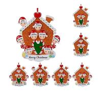 2024 Ornamento natalizio personalizzato per la famiglia, decorazione da appendere all'albero di Natale con i nomi dei membri della famiglia