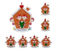 2024 Ornamento natalizio personalizzato per la famiglia, decorazione da appendere all'albero di Natale con i nomi dei membri della famiglia