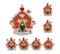 2024 Ornamento natalizio personalizzato per la famiglia, decorazione da appendere all'albero di Natale con i nomi dei membri della famiglia