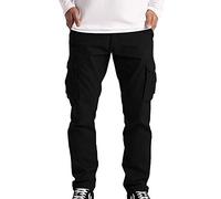 2024 Pantaloni Cargo Uomo Cotone Taglie Forti Pantaloni da Lavoro Uomo Multitasche Estivi Sportivi con Elastico Casual Chino Pantaloni da Lavoro Cargo Elasticizzati Leggeri Eleganti Bodybuilding