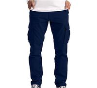 2024 Pantaloni Cargo Uomo Cotone Taglie Forti Pantaloni da Lavoro Uomo Multitasche Estivi Sportivi con Elastico Casual Chino Pantaloni da Lavoro Cargo Elasticizzati Leggeri Eleganti Bodybuilding
