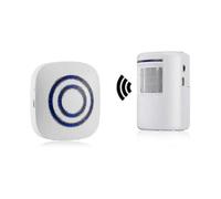 2024,passage Alarm, Shop Bell, Wireless Alarm System with Motion Detector Infrared Human Body Sensor Doorbell Welcome Device Smart Home Alarm