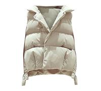 2024 Piumino Senza Maniche Donna con Cappuccio Leggero Piumino con Tasche Donna Imbottito Giubbotto Gilet Piumino Trapuntata Giacca Invernale 100 Grammi Elegante Piumino Leggero Caldo Gilet Regalo