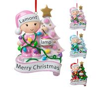 2024 Primi ornamenti natalizi personalizzati per bambini Ornamenti natalizi personalizzati con nomi Ornamenti per alberi di Natale Ornamenti natalizi