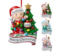 2024 Primi ornamenti natalizi personalizzati per bambini Ornamenti natalizi personalizzati con nomi Ornamenti per alberi di Natale Ornamenti natalizi