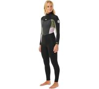 2024 Rip Curl Womens Omega 4/3mm GBS Back Zip Wetsuit 156WFS - Khaki