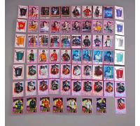 2024 Turbo Attax india rosa set parallelo 68 carte 32 arcobaleno + 36 fogli F...