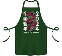 2024 Zodiacale Cinese Anno Nuovo Di The Dragone Cotone Grembiule 100% Biologico