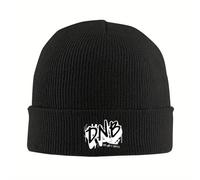 2025 1pc DnB Drum And Bass Knit Cuff Beanie per Le Donne degli Uomini Caldo Inverno Bonnet Cappello Lavorato A Maglia