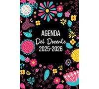 2025-2026 Agenda Del Docente Giornaliera: Pianificatore Giornaliero e mensile | regalo maestra fine anno | 1 Pagina per Giorno | Registro per Insegnanti della Scuola | Format A5