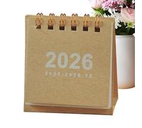 2025-2026 Calendario Da Scrivania- Calendario Da Scrivania Con Programmatore Mensile Diario | Organizzatore Di Carta A Lacrime Per Ufficio, Casa, Scuola, Camera Da, Aula, Tavolo