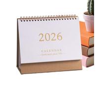 2025-2026 Calendario Da Tavolo | 2026 Agenda Mensile In Carta Per La Scrivania, Decorazione Della Casa Per Pianificazione Check-In Giornaliero Vacanze Studenti Insegnanti Camera Da Letto Soggiorno