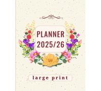 2025-2026 Low Vision Weekly & Monthly Planner: Big Font Easy-to-Read Calendar | Covers October 2025 - December 2026 | for People with Poor Eyesight & Visual Impairment
