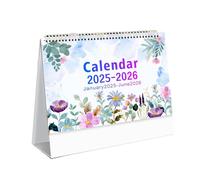 2025-2026 Pianificatore Del Calendario Della Scrivania 2025 Calendario Da Scrivania Pad-coil Bid-coil Dal 01/2025 06/2026 Panoramica Della Data
