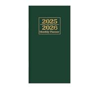 2025-2026 Pianificatore mensile, pianificatore mensile 2025-2026,Business Agenda Journal | Notebook per organizzatore accademico compatto a 24 mesi per studenti universitari, insegnanti e professionis
