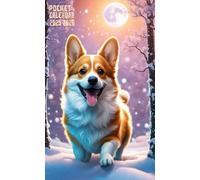 2025-2026 Pocket Calendar: 2-Years Small Monthly Planner, Size 4*6.5 inches | Cover Corgi Puppies |