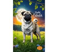 2025-2026 Pocket Calendar: 2-Years Small Monthly Planner, Size 4*6.5 inches | Cover Pug |