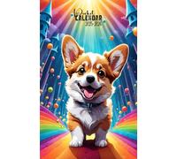 2025-2026 Pocket Calendar: Corgi Puppies Cover, 2-Years Small Size 4*6.5 inches For Purse