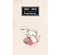 2025-2026 Pocket Calendar: Notes, To-Do Lists, Holiday Tracker, and Planner for Fun Cat Lovers