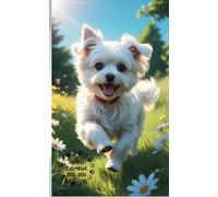 2025 2026 Pocket Calendar: Small 2-Year Monthly Planner Agenda for Purse, Cute Dog Cover Design.