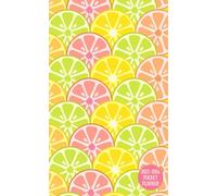 2025-2026 Pocket Planner: 18 Month Mini Calendar Book for Purse (Summer Citrus)