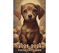 2025-2026 Pocket Planner: 2 Year Daily, Weekly, Monthly Tracker for Purse or Wallet with Compact Calendar, Contacts, Annual Goals, Notes Pages & More