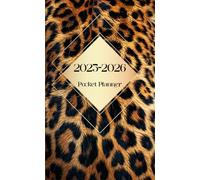 2025-2026 Pocket planner: Pocket-Sized Monthly Calendar, January 2025 - December 2026. Leopard Animal Theme.