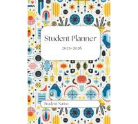 2025-2026 Student Planner (6×9) | Color Academic Planner for Students | Monthly & Weekly Homework Organizer Created by a Teacher