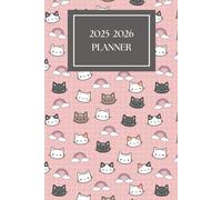 2025-2026 Weekly Planner: Adorable Kitties and Rainbow Cover | Two-Year Organizer for Cat Lovers: Stay Organized with a Fun and Whimsical Design | Weekly Layouts, Goal Tracking, and Notes Space