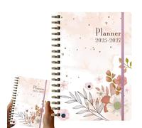2025-2027 Monthly Planner, 3-Year Spiral Bound Calendar, 21x15cm/8.27x5.91 Inches Planner for Organizing Daily Life, (Black, Dark Gray, Blue, Pink) Perfect Plan for Your Future