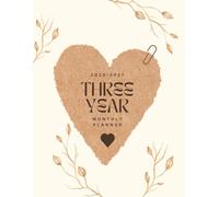 2025 -2027 Three year monthly planner: 3 year calendar Schedule Agenda and Organizer with holidays Large size