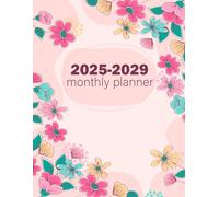 2025-2029 monthly planner: 5 Years Calendar Schedule Organizer from January 2025 through December 2029 with Holidays List | Two Pages Per Month (Large Size 8.5x11)