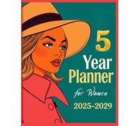 2025-2029 monthly planner 5 years for Women: A Journey of Growth & Empowerment (2025-2029) Woman Multi-Year Calendar Journal | Large 8.5x11 with Federal Holidays |