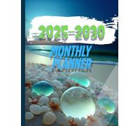 2025-2030 Monthly Planner: 6 Years Calendar from January 2025 To December 2030 with Federal Holidays